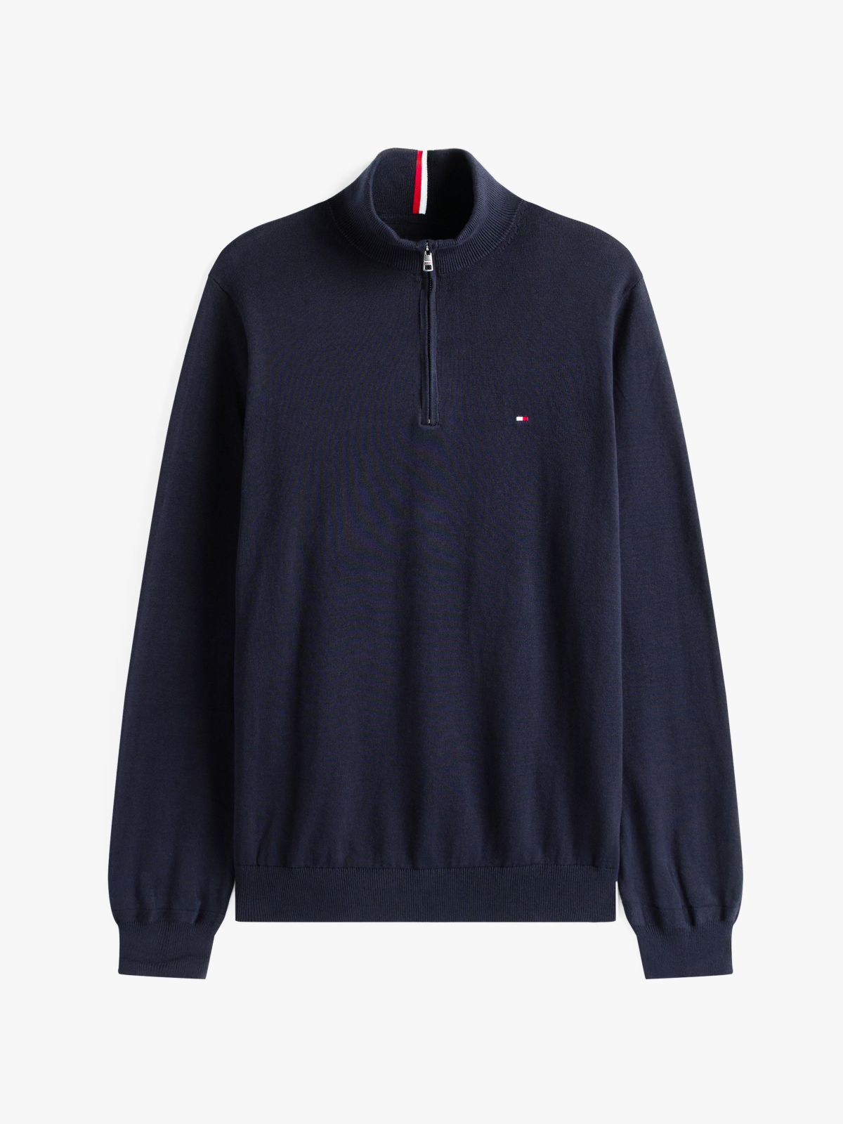 Classic Quarter-Zip Sweater — Navy