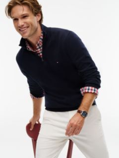 Classic Quarter-Zip Sweater — Navy 3