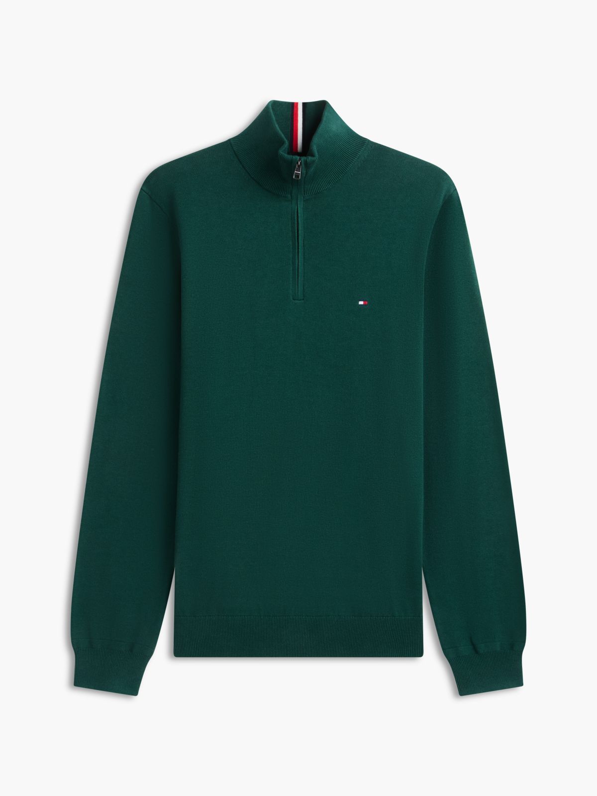 Classic Quarter-Zip Sweater — Ornamental Green