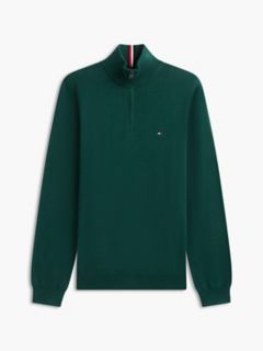 Classic Quarter-Zip Sweater — Ornamental Green 5