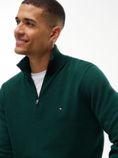Classic Quarter-Zip Sweater — Ornamental Green 3