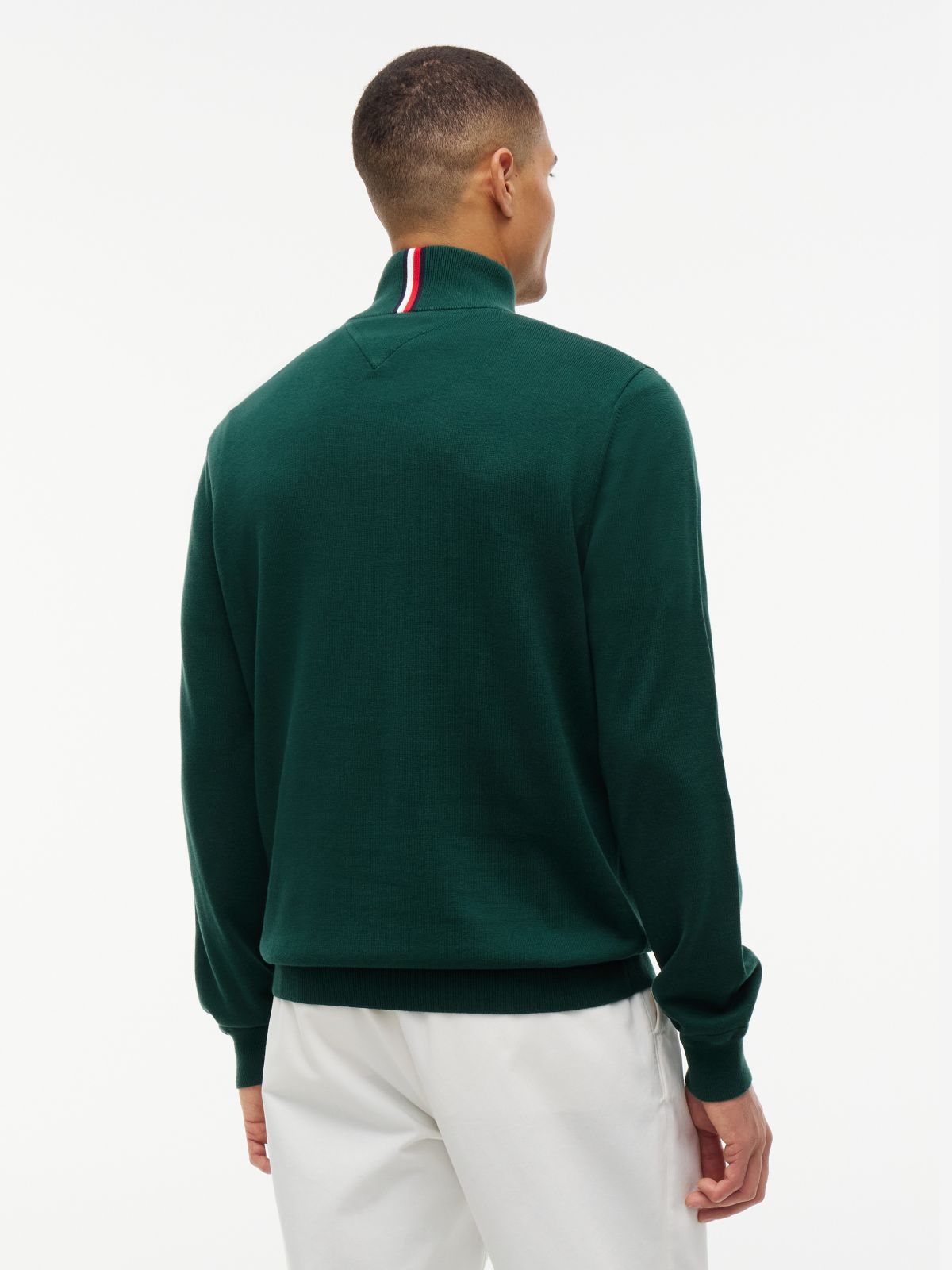 Classic Quarter-Zip Sweater — Ornamental Green