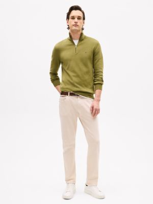 Classic Quarter-Zip Sweater, Uniform Olive