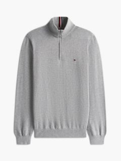 Classic Quarter-Zip Sweater — Grey Heather 5