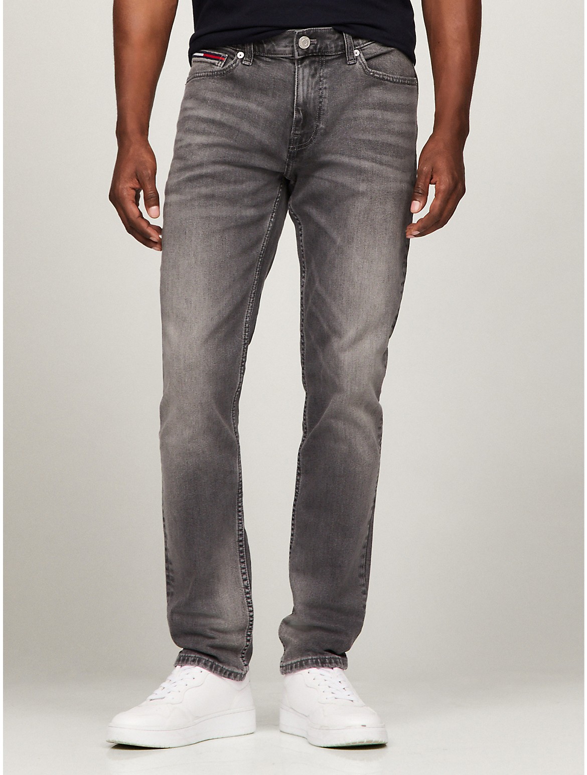 Tommy Hilfiger Men's Slim Fit Grey Wash Jean