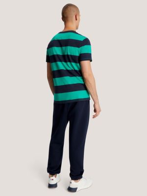Rugby Stripe T-Shirt, Courtside Green