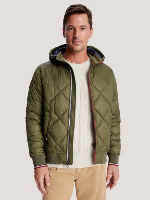 RefrigiWear Camo Diamond Quilted Hooded Jacket