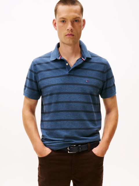 Мужские свитеры Tommy Hilfiger Regular Fit Striped Wicking Polo