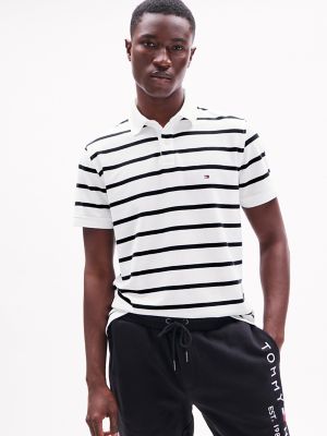 Kano trofast i morgen Regular Fit Stripe Wicking Polo | Tommy Hilfiger