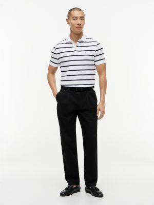 Regular Fit Striped Wicking Polo | Tommy Hilfiger
