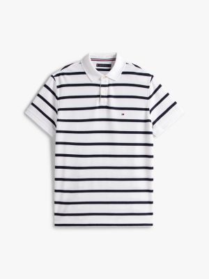 Regular Fit Stripe Wicking Polo | Tommy Hilfiger