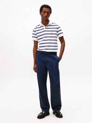Regular Fit Stripe Wicking Polo | Tommy Hilfiger