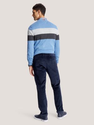 Straight Fit Corduroy Chino, Navy