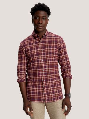 Tommy hilfiger checked store shirt mens