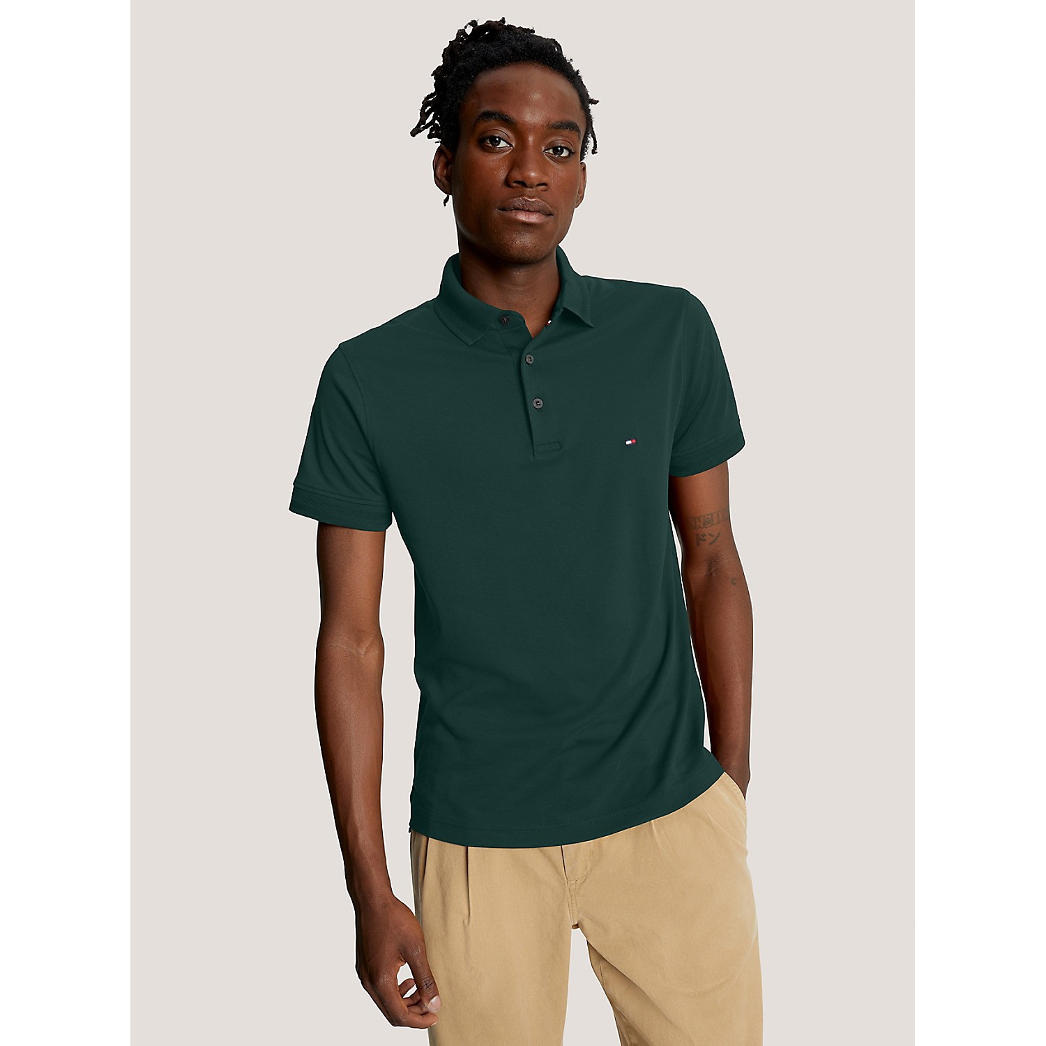 TOMMY HILFIGER Slim Fit Essential Cotton Jersey Polo