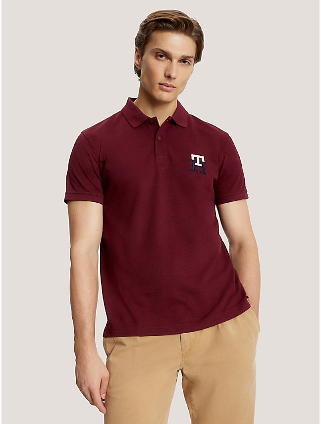 Regular Fit Colorblock Flag Polo
