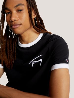 Hilfiger | USA Ringer T-Shirt Signature Logo Tommy