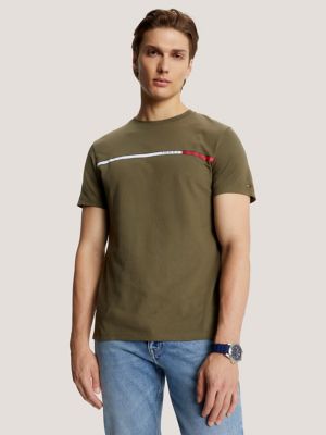 Tommy Stripe T Shirt Tommy Hilfiger USA