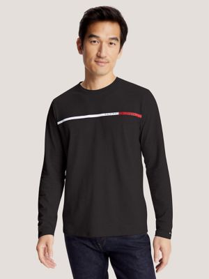 | USA Tommy Long-Sleeve Stripe T-Shirt Hilfiger Tommy