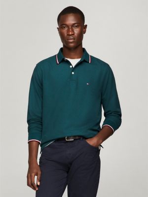 Long sleeve wicking polo shirts hotsell