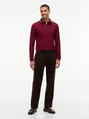 Мужские свитеры Tommy Hilfiger Long-Sleeve Tommy Wicking Polo — фото 2