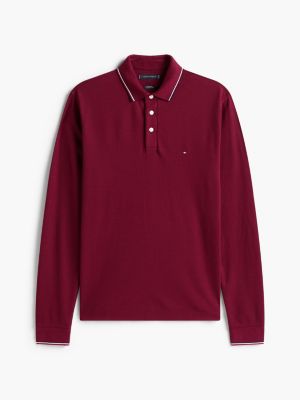 Мужские свитеры Tommy Hilfiger Long-Sleeve Tommy Wicking Polo — фото 6