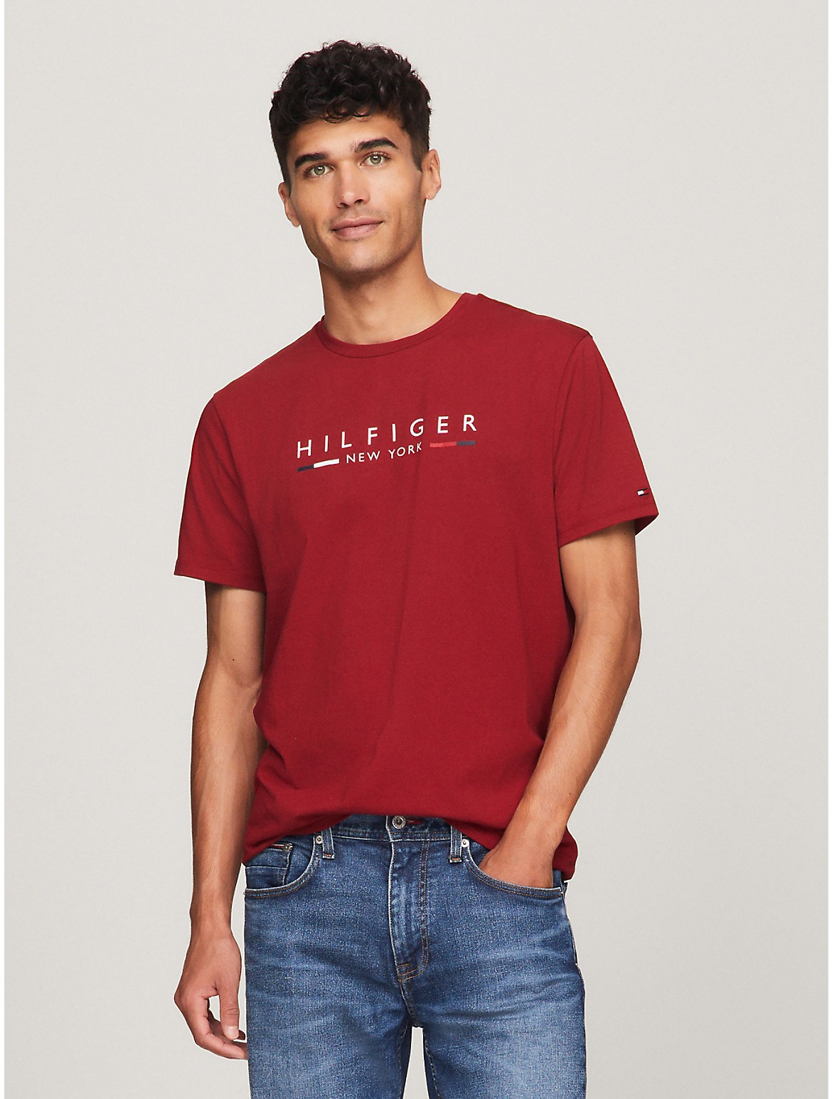 Tommy Hilfiger Men's Hilfiger NYC Logo T-Shirt