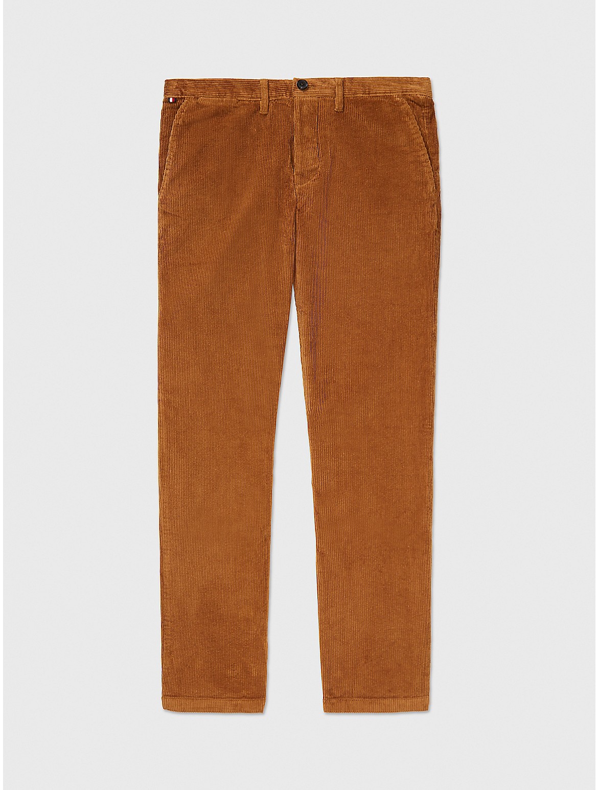 Shop Tommy Hilfiger Straight Fit Corduroy Chino In Golden Rays