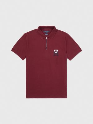 TH Monogram Polo, Deep Rouge