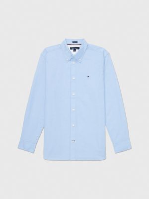 Regular Fit Oxford Stretch Shirt, Provence