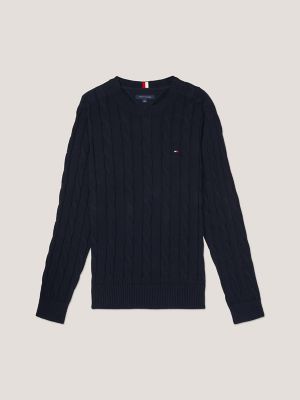 binding Demon Play svar Cable Knit Sweater | Tommy Hilfiger