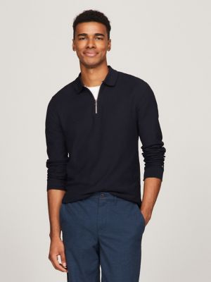 Tommy hilfiger outlet black polo shirt