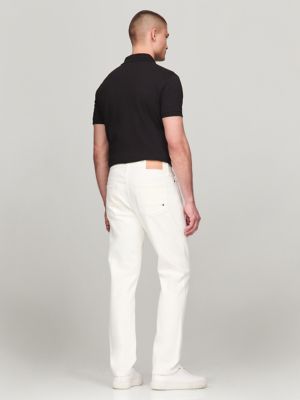 Straight Fit White Jean | Tommy Hilfiger USA