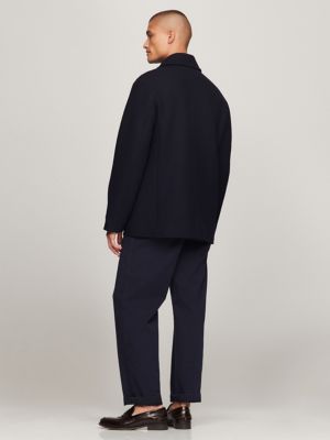 Hilfiger(USA)ビンテージウールピーコート OPAQUE.CLIP（オペークドットクリップ）の「◇ウールカシミヤ