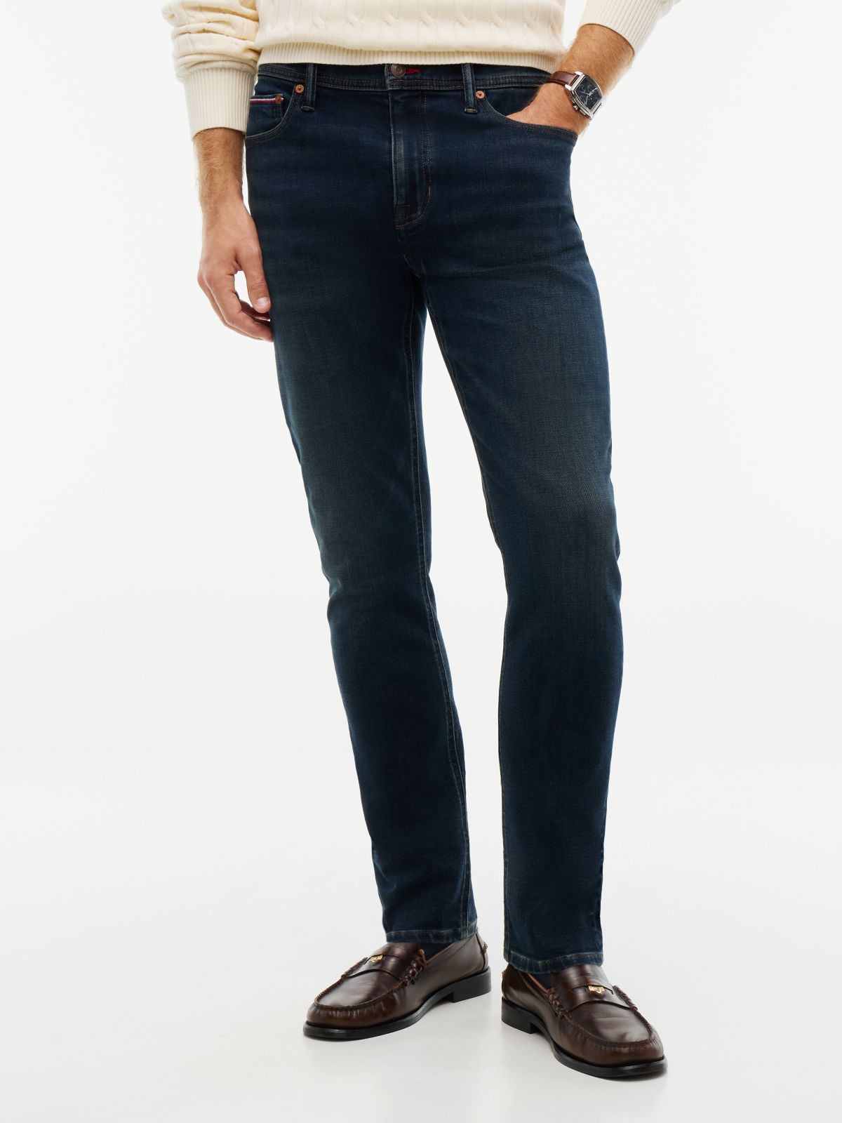 Stretch Skinny Jean — Dark Wash Denim