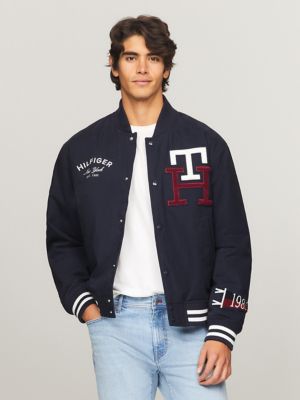 Tommy hilfiger 2025 varsity jacket mens