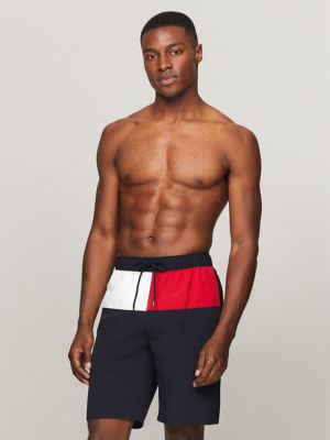 Flag 9" Swim Trunk, Navy