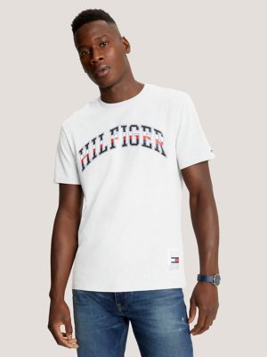 Tommy Hilfiger Hilfiger Colorblock Logo T In Optic White |  