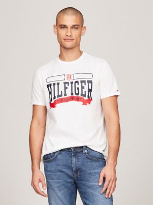 Hilfiger Alumni Graphic T-Shirt, Optic White