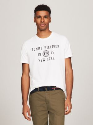 White men's t-shirt with logo - TOMMY HILFIGER - Pavidas