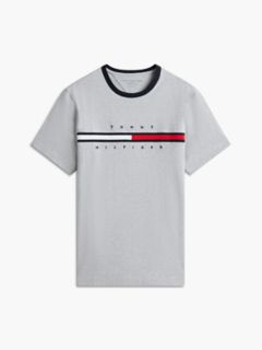 Embroidered Flag Logo T-Shirt — Grey Heather 5