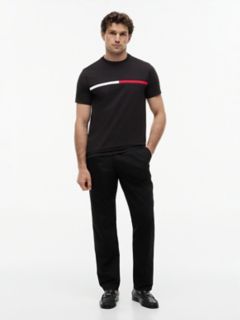 Embroidered Flag Logo T-Shirt — Black 2