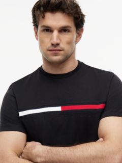 Embroidered Flag Logo T-Shirt — Black 3