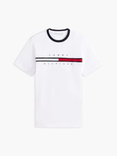 Embroidered Flag Logo T-Shirt — Optic White 6