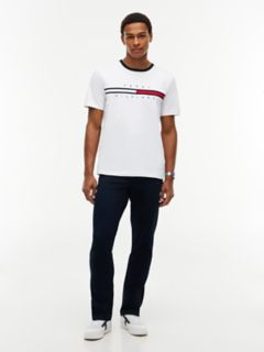 Embroidered Flag Logo T-Shirt — Optic White 2