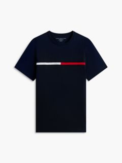 Embroidered Flag Logo T-Shirt — Navy Blue 6