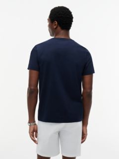 Embroidered Flag Logo T-Shirt — Navy Blue 4