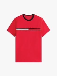 Embroidered Flag Logo T-Shirt — Primary Red 5