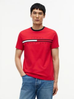 Embroidered Flag Logo T-Shirt — Primary Red 1