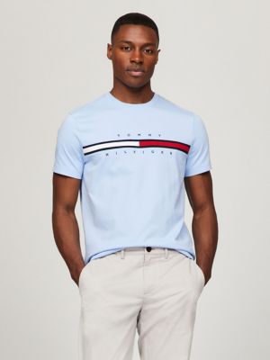 Tommy hilfiger t shirt best sale flag logo